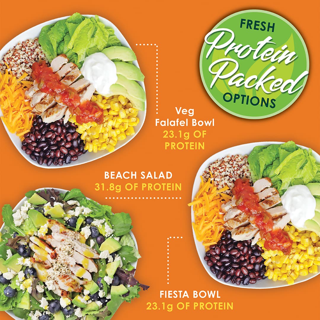 Protein packed signature bowls